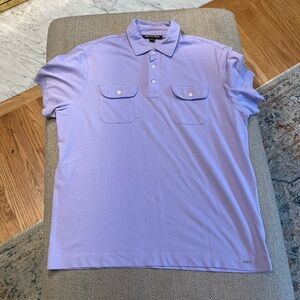 Purple Michael Kors Men L Polo  never worn